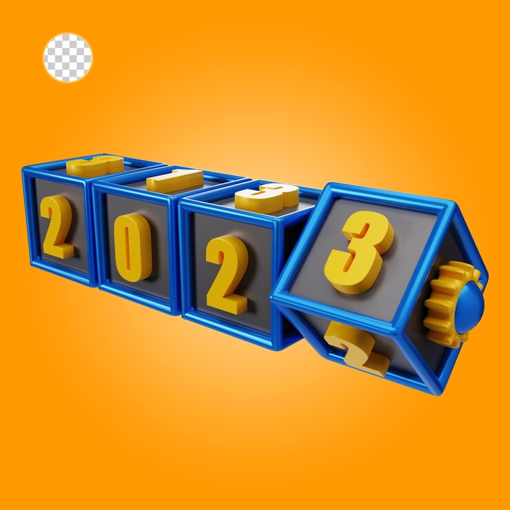 PSD 3d rendering of 2023