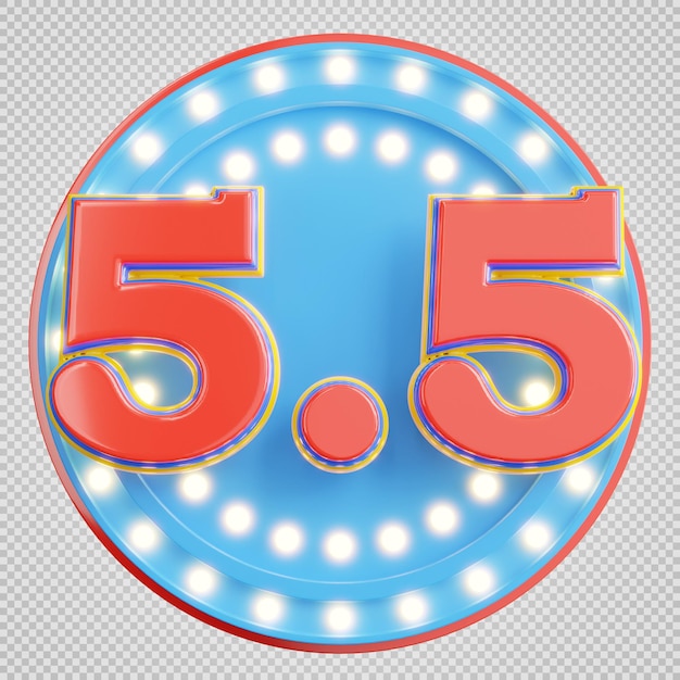 PSD rendering 3d 55 banner di vendita flash con lampadina