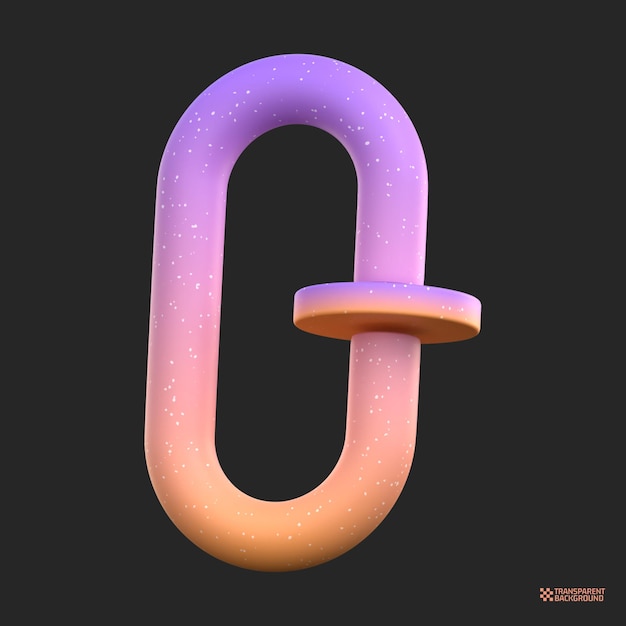 3D-rendering Abstract Gradient Object kunst geometrische vormen