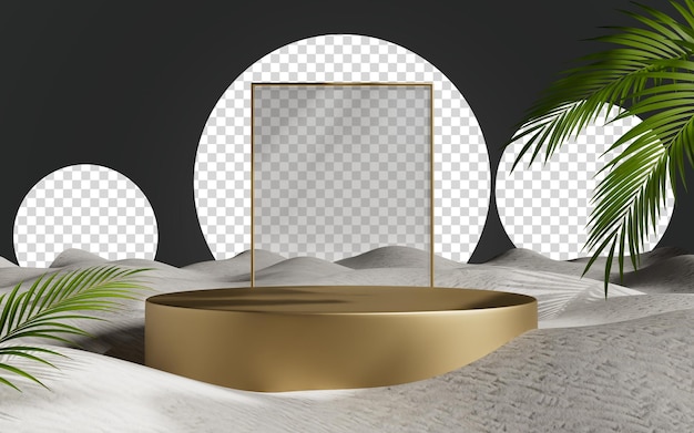 3d rendering abstract platform podium productpresentatie achtergrond