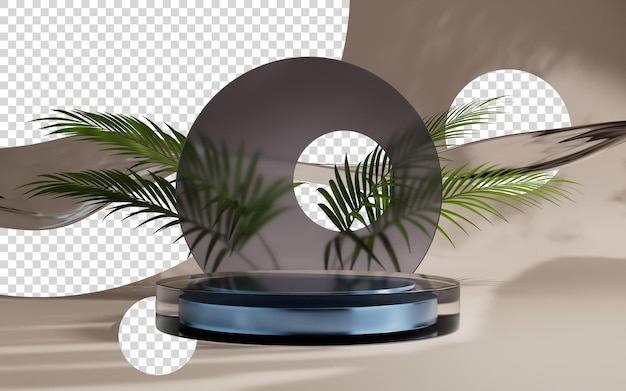 3d rendering abstract platform podium productpresentatie achtergrond