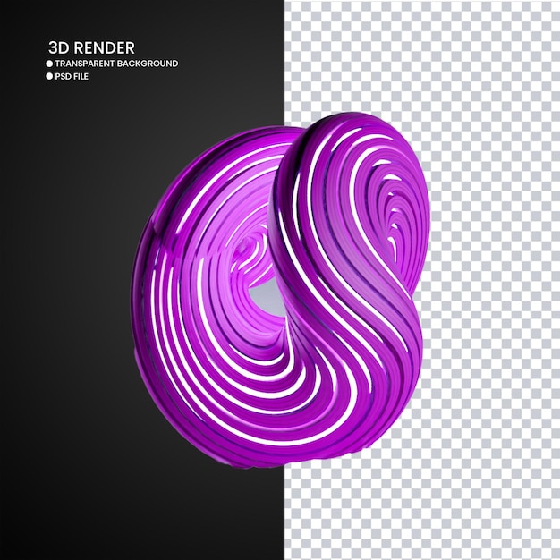 3d rendering of abstract shape