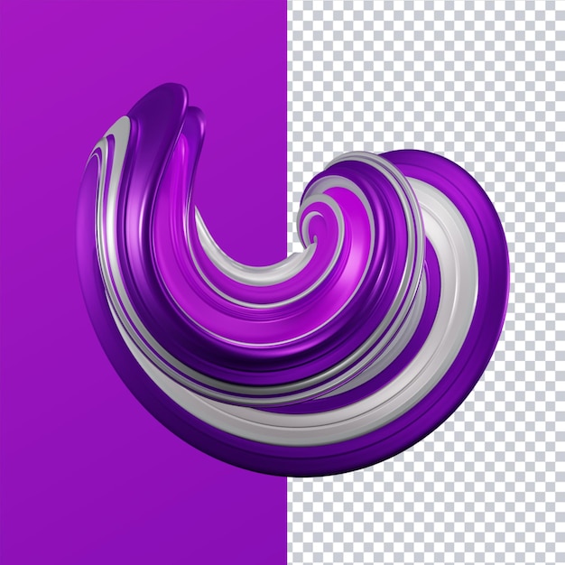 3d rendering of abstract shape