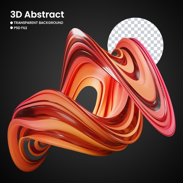 3d rendering of abstract shapes