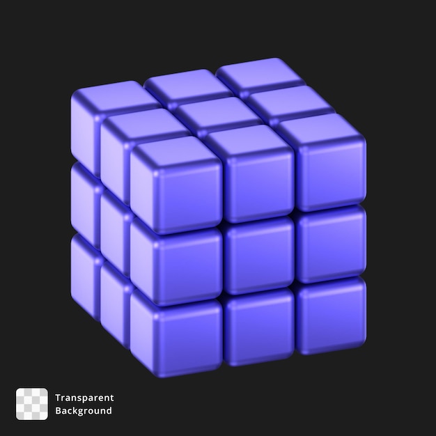 3D-rendering af et abstrakt objekt