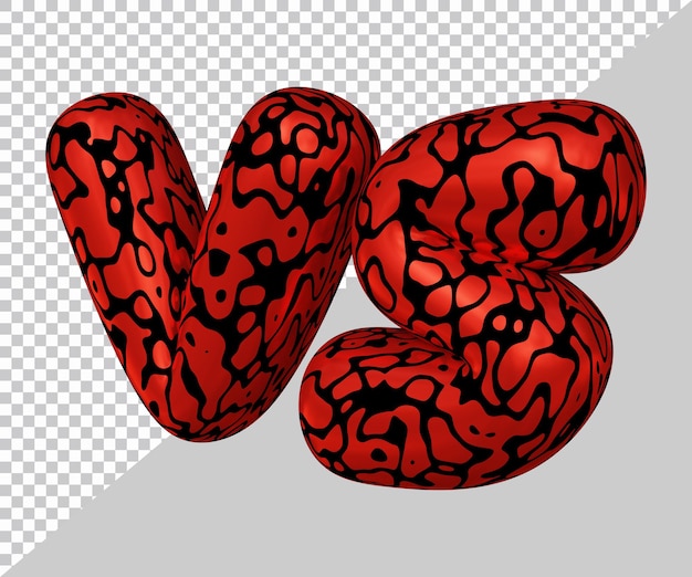 3D-rendering af vs-tekst med moderne stil
