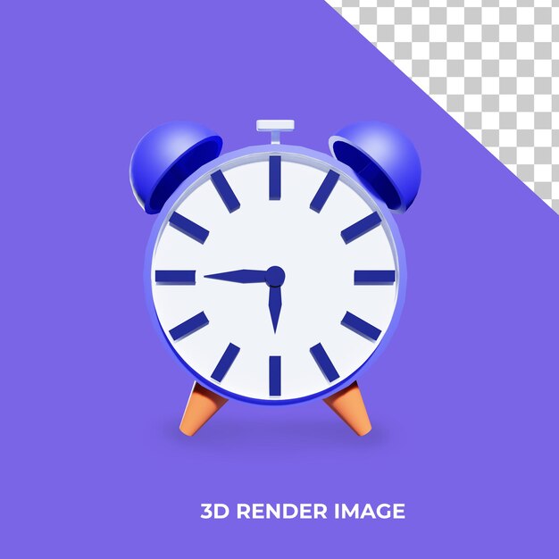 3d rendering alarm clock