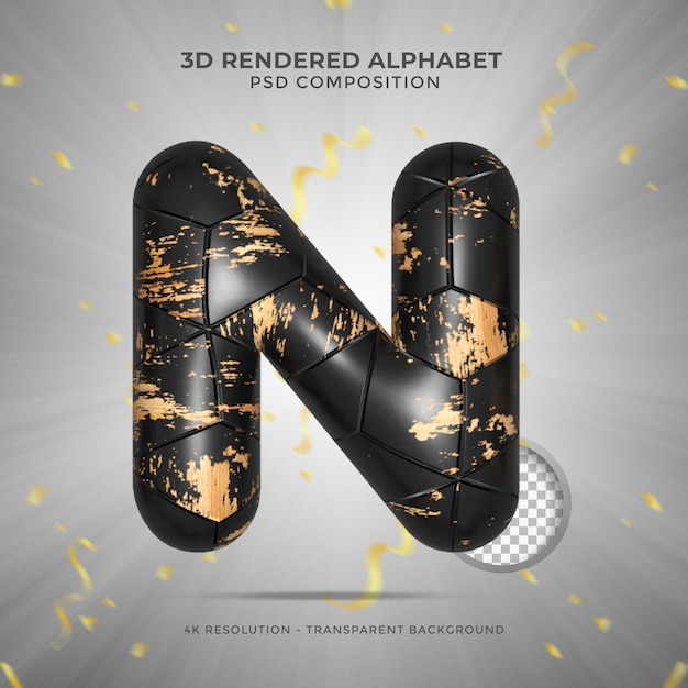 3d-rendering alfabet letters 3d letter alfabetisch lettertype folie symbool realistisch engels alfabet