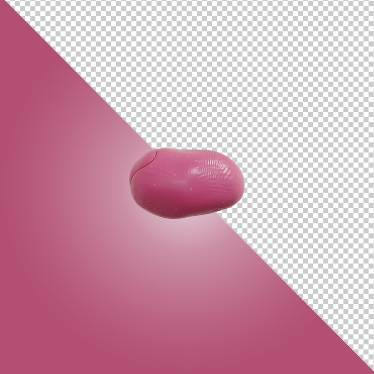 PSD 3d rendering of alphabet minus symbol isolated