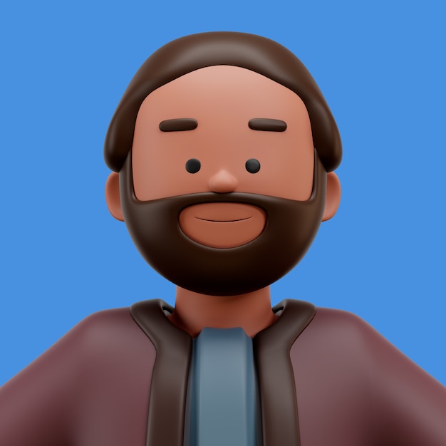 PSD rappresentazione 3d dell'avatar