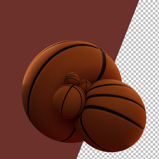 3d-rendering basketbal afbeelding