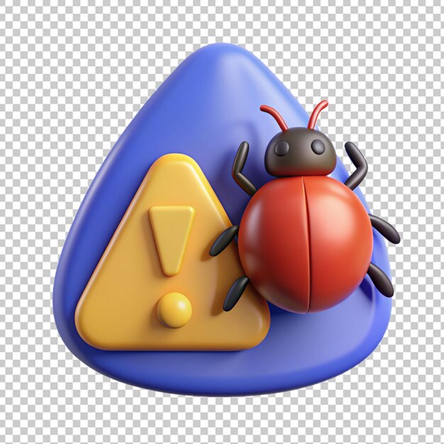 3d rendering bug isolated useful for technology programming development coding software app computing