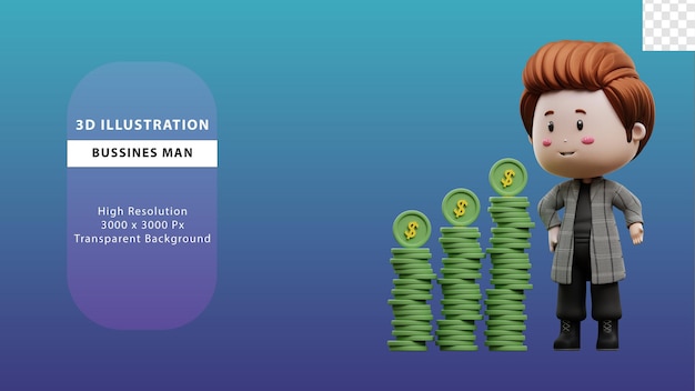 Premium Psd 3d Rendering Of Businessman Illustration Premium Psd 3d Rendering Of Businessman Illustration