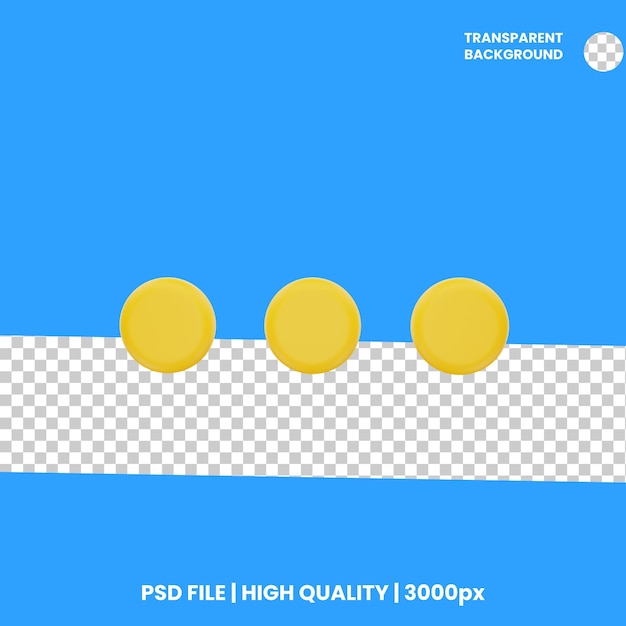 PSD 3d 렌더링 채팅 보고서 아이콘 개체