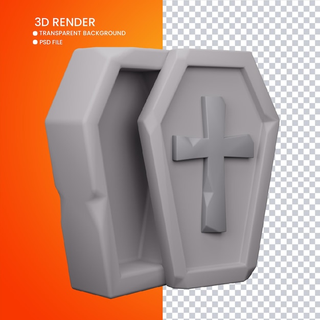 PSD 3d rendering of chest