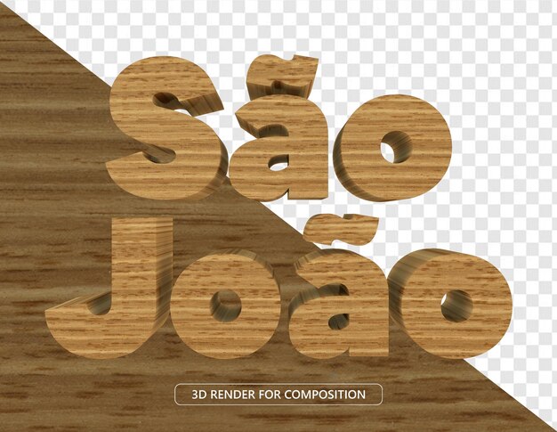 3d rendering for composition with a 3d rendering of the word.