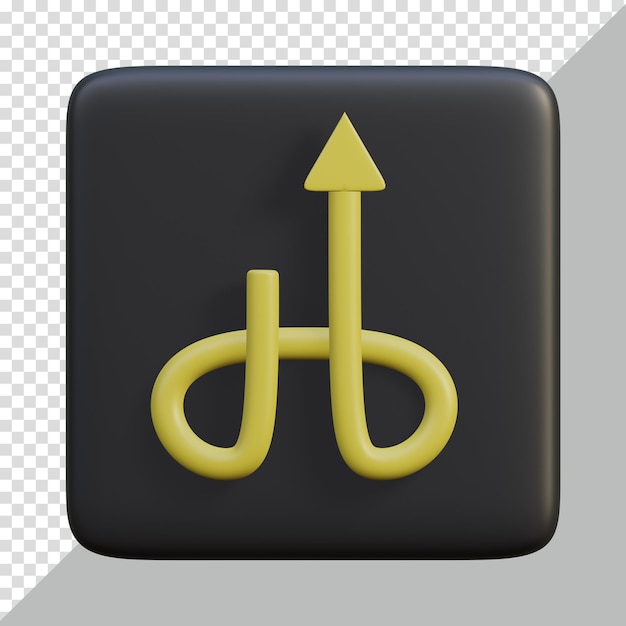 PSD 3d rendering creative education icon