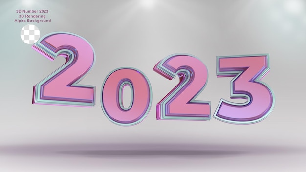 3D 렌더링 크리에이티브 번호 2023