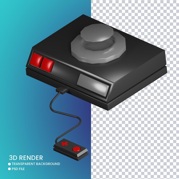 PSD rendering 3d di simpatici videogiochi