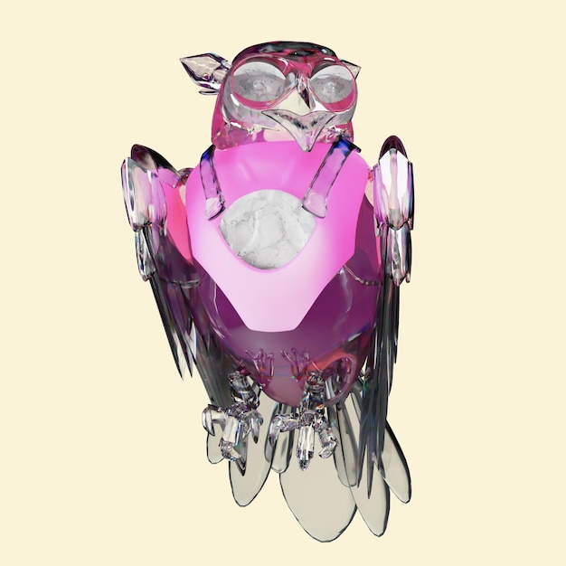 3d rendering design object and shape