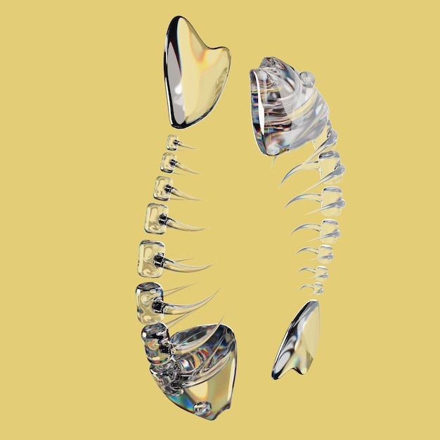3d rendering design object and shape