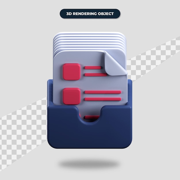 PSD 3d rendering files icon