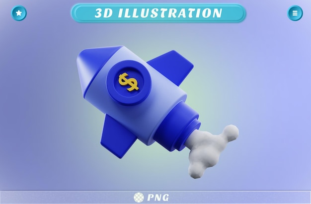 PSD 3d レンダリング ファイナンス マークアップ