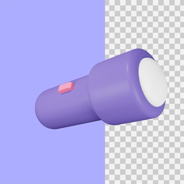 PSD 3d rendering flash icon