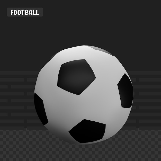 PSD 3d rendering football