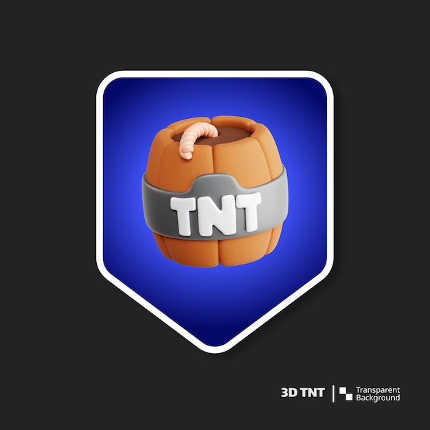 3d рендеринг игры актив tnt