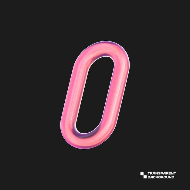 3d Rendering Gradient Glass Abstract Geometric Object