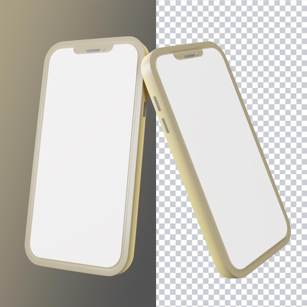 3d rendering of handphone