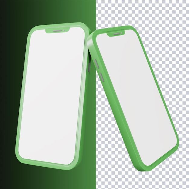 3d rendering of handphone