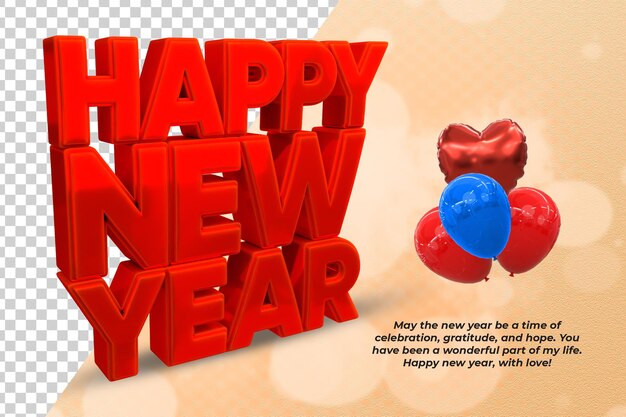 3d rendering happy new year 2024 gold 3d text effect banner design template