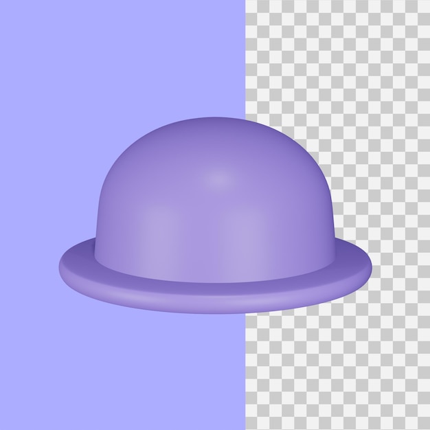 3d rendering hat icon