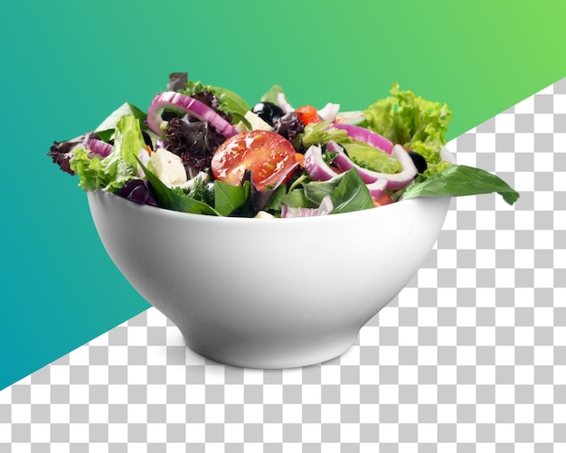 PSD rendering 3d di un piatto di cibo sano