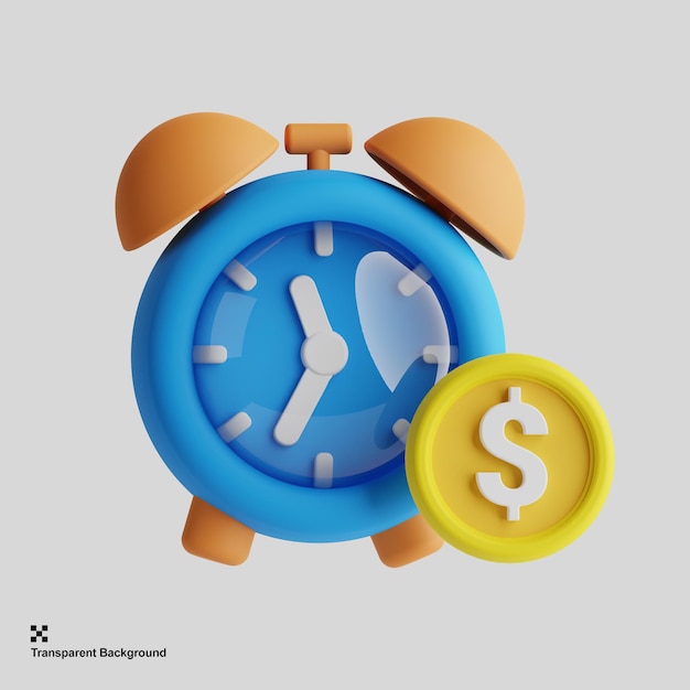 3d rendering illustration of time