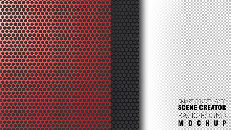 PSD a 3d rendering image of colorful metal mesh plate on white background