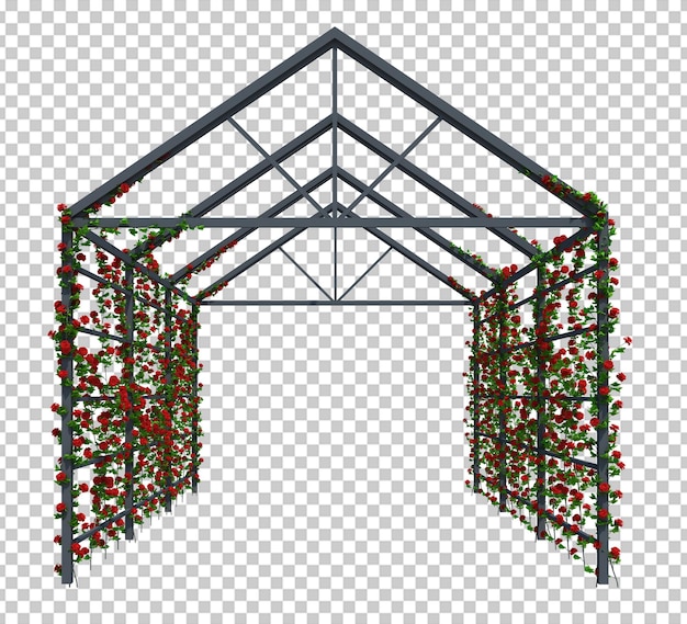 3d rendering of ivy plants isolated