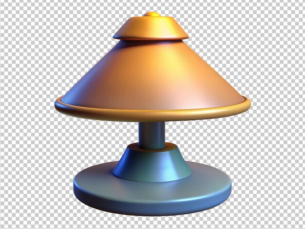 PSD lampada di rendering 3d