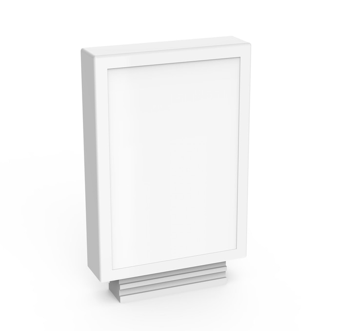 PSD 3d rendering light box