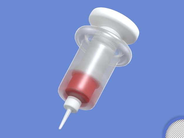 3D Rendering Medical Icon Injection