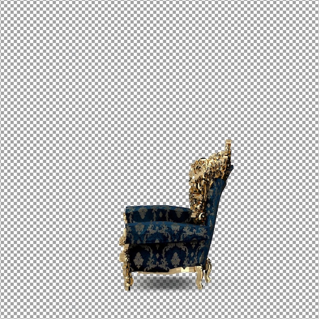 3d rendering of minimalist sofa isolated