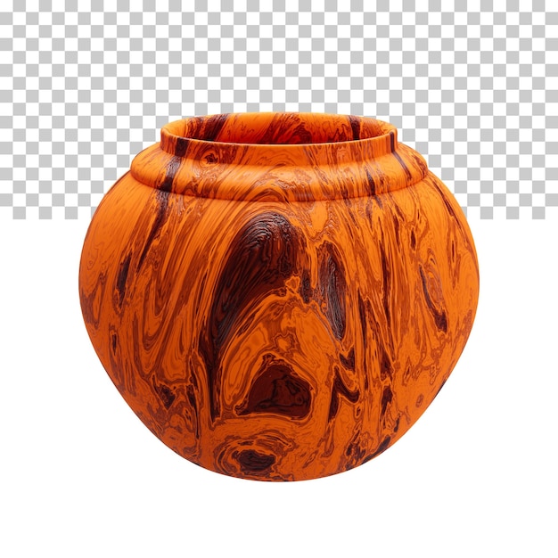 PSD 3d rendering modern vase pot