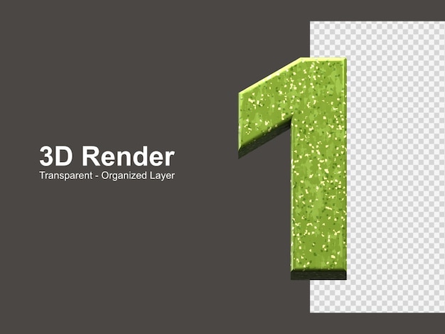 PSD 3d 렌더링 번호 1 절연
