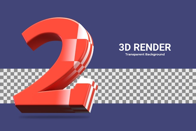 3D визуализация номер 2 изолированные