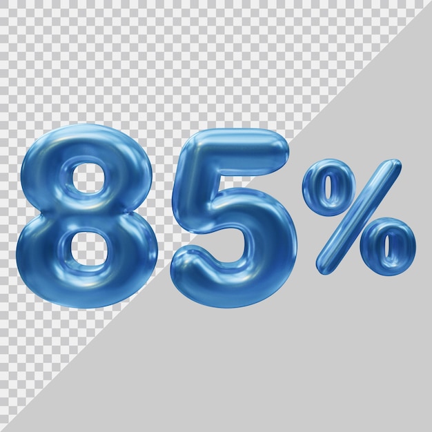 현대적인 스타일로 85%의 3d 렌더링