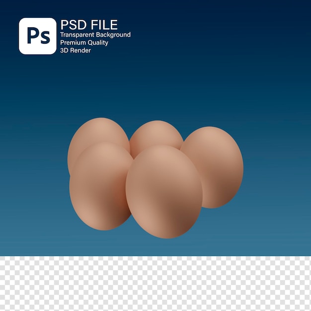3d визуализация куриных яиц