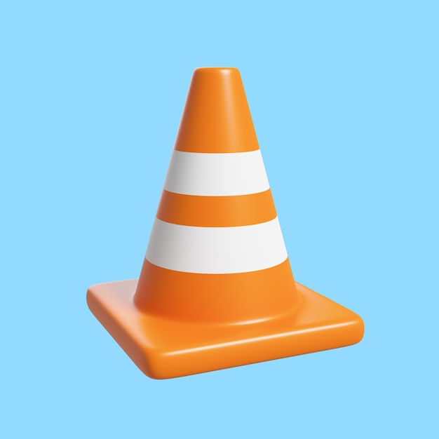 3d rendering of firefighter icon