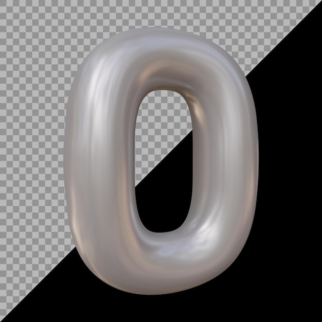 PSD 番号0のバルーンの3dレンダリング